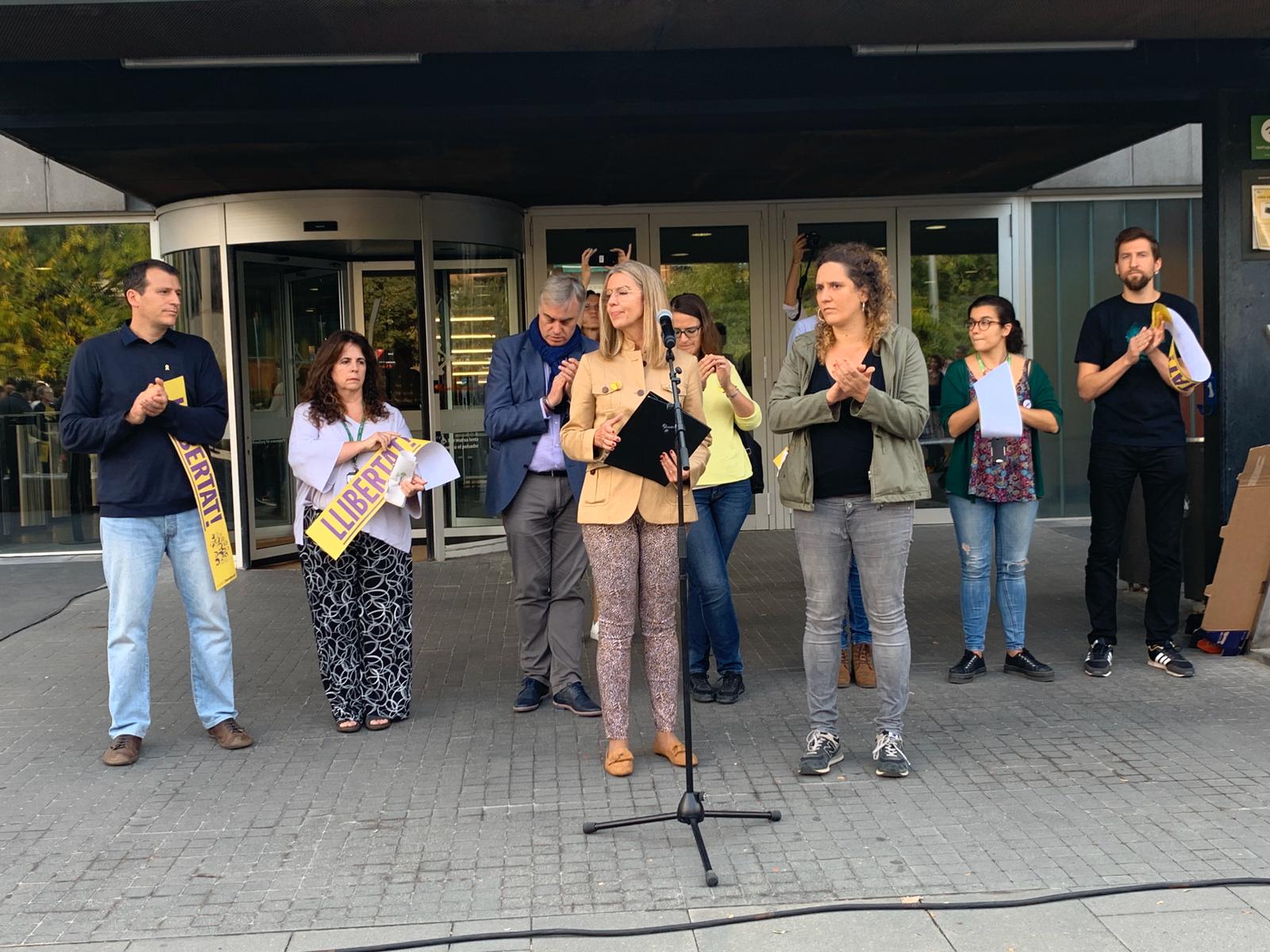 Declaració institucional amb motiu de la sentència.