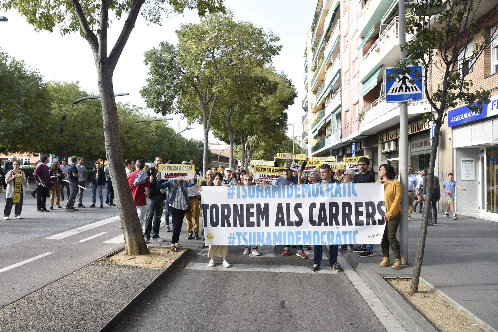 Reacció a la sentència contra els presos polítics. Foto: Bernat Millet.