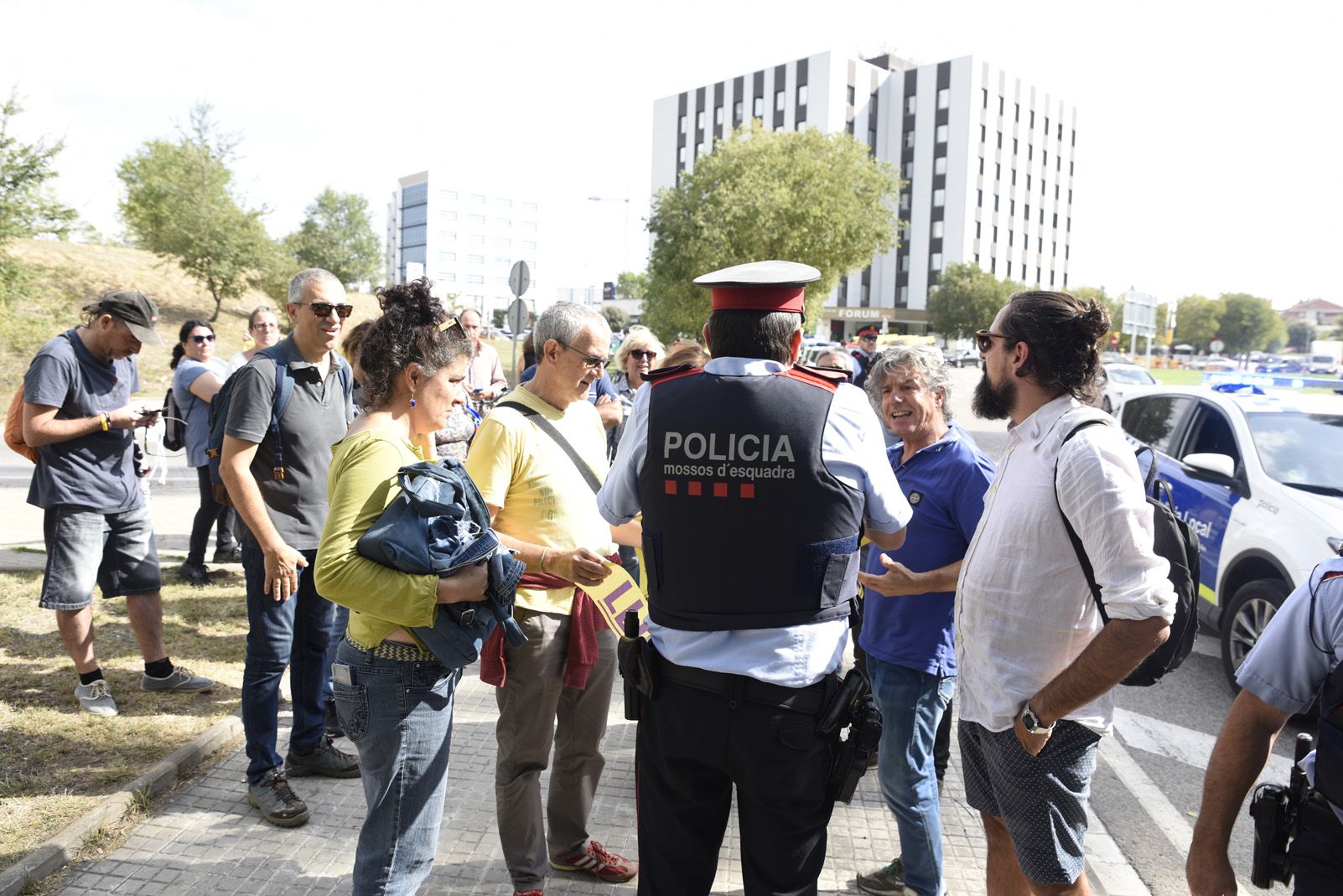 Reacció a la sentència contra els presos polítics. Foto: Bernat Millet.