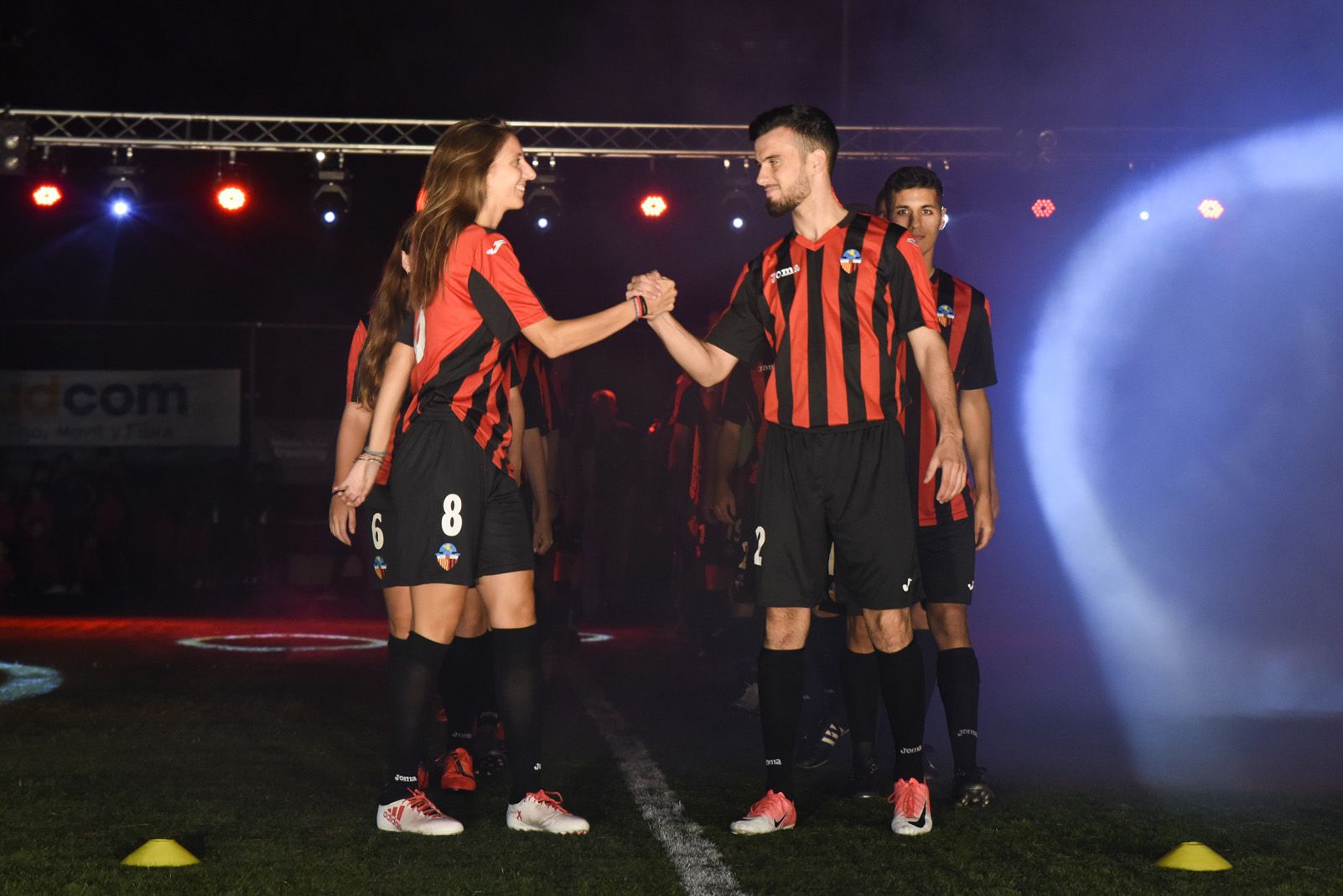 Presentació dels equips de Sant Cugat Futbol Club. Foto: Bernat Millet.