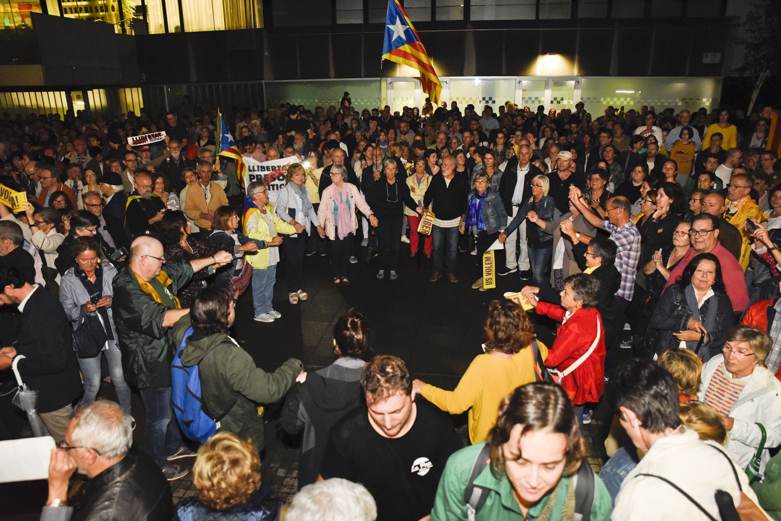 Manifestació contra la sentència del Tribunal Suprem. Foto: Bernat Millet.