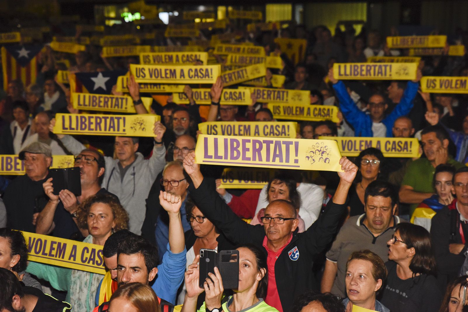 Manifestació contra la sentència del Tribunal Suprem. Foto: Bernat Millet.