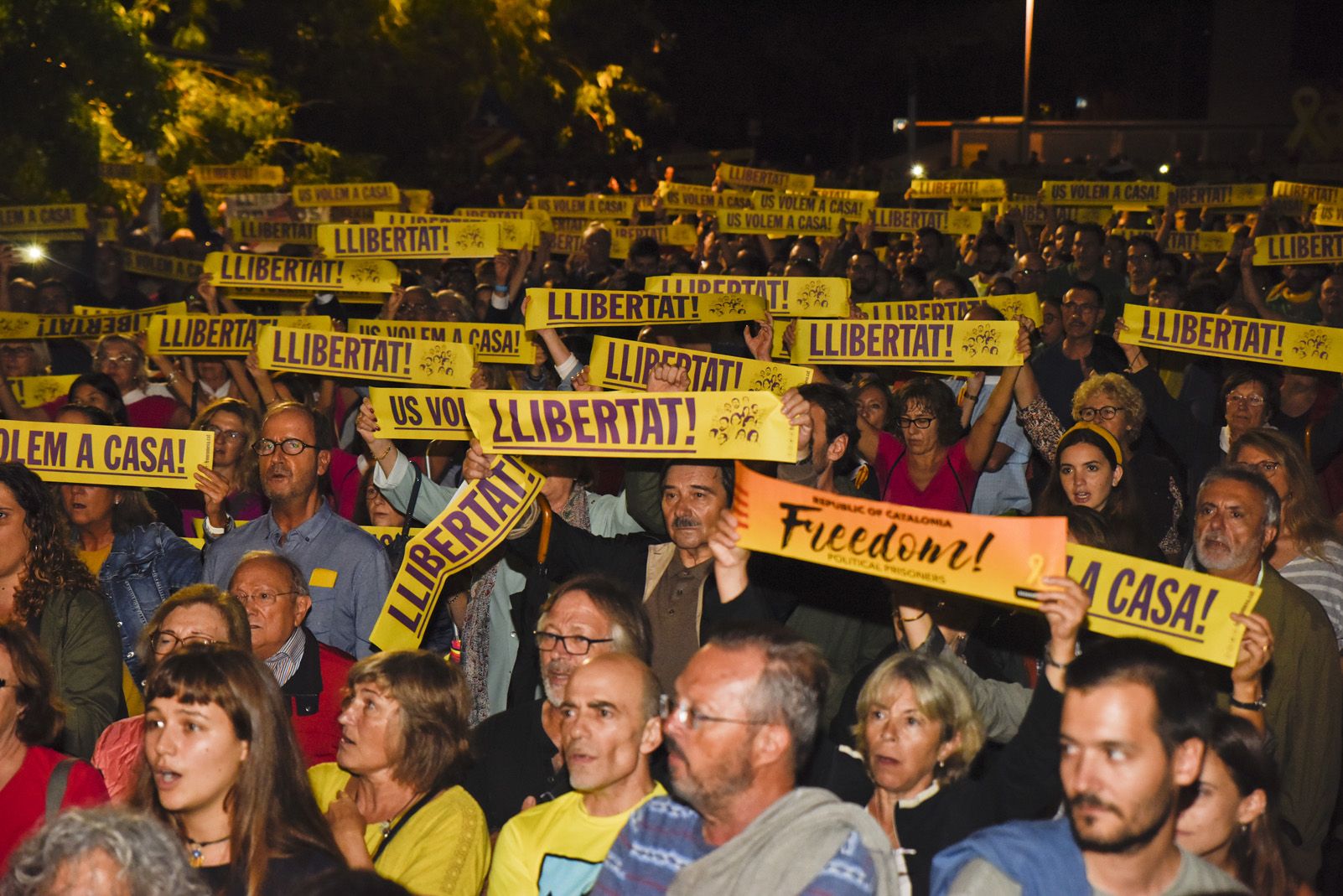 Manifestació contra la sentència del Tribunal Suprem. Foto: Bernat Millet.