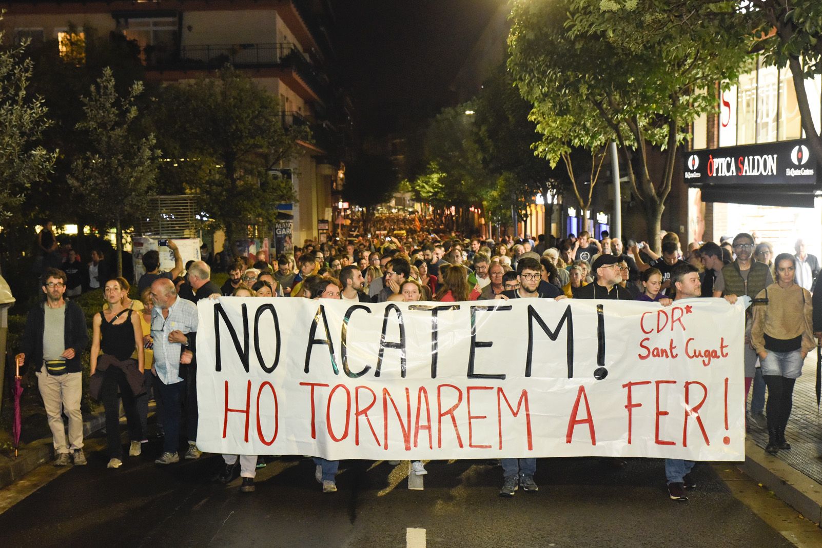 Manifestació contra la sentència del Tribunal Suprem. Foto: Bernat Millet.