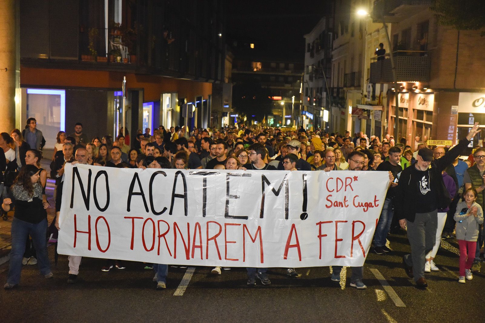 Manifestació contra la sentència del Tribunal Suprem. Foto: Bernat Millet.
