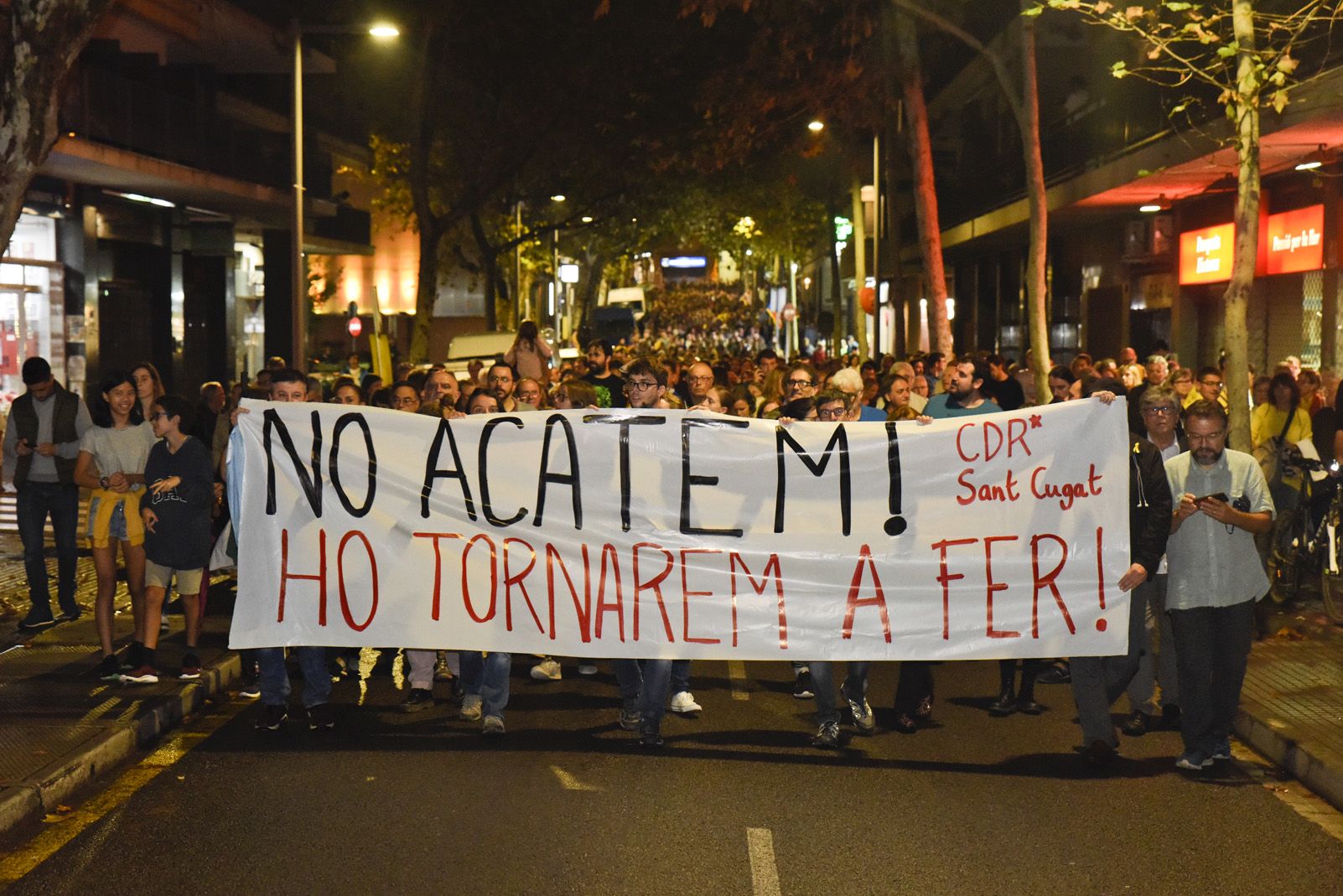 Manifestació contra la sentència del Tribunal Suprem. Foto: Bernat Millet.