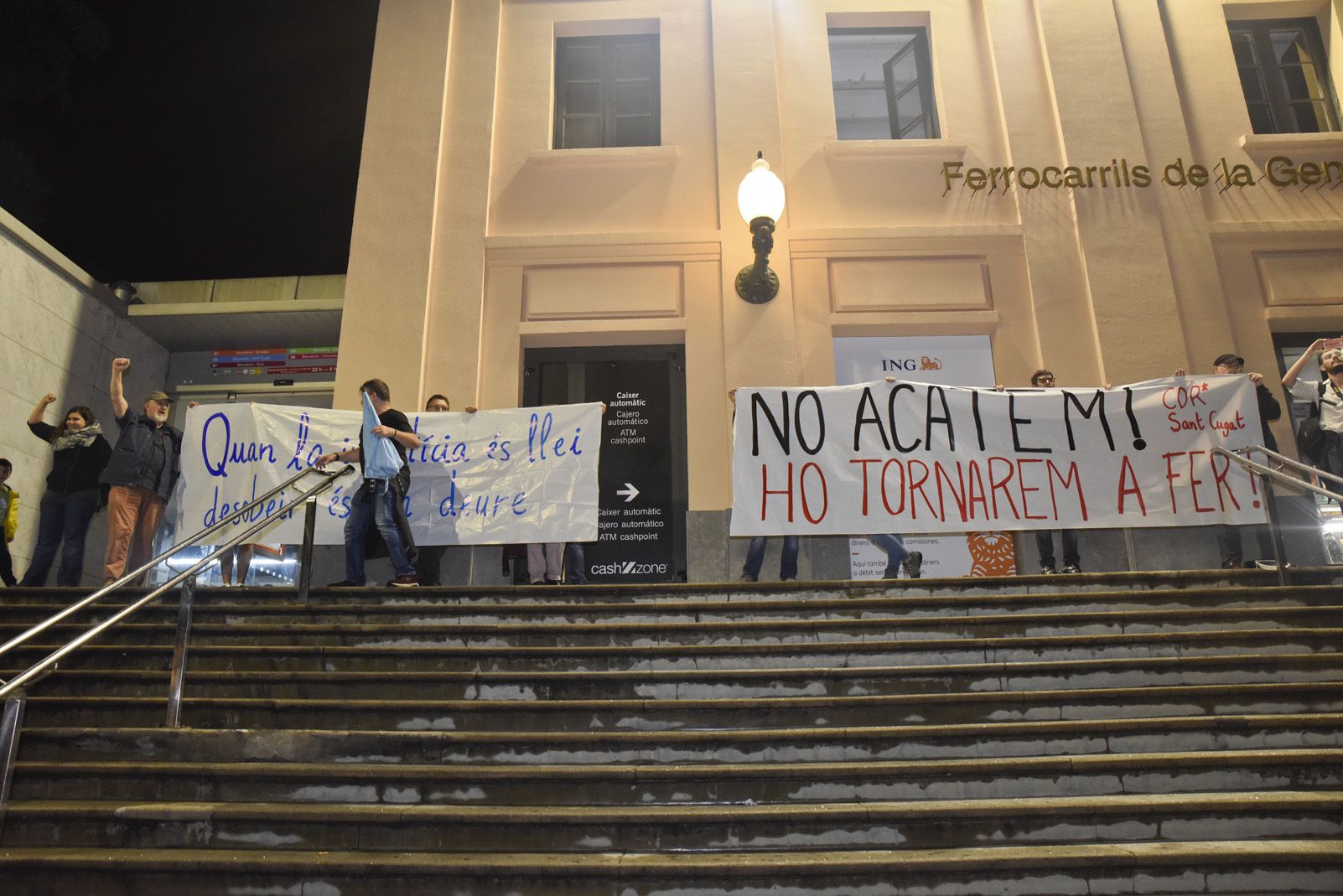 Manifestació contra la sentència del Tribunal Suprem. Foto: Bernat Millet.