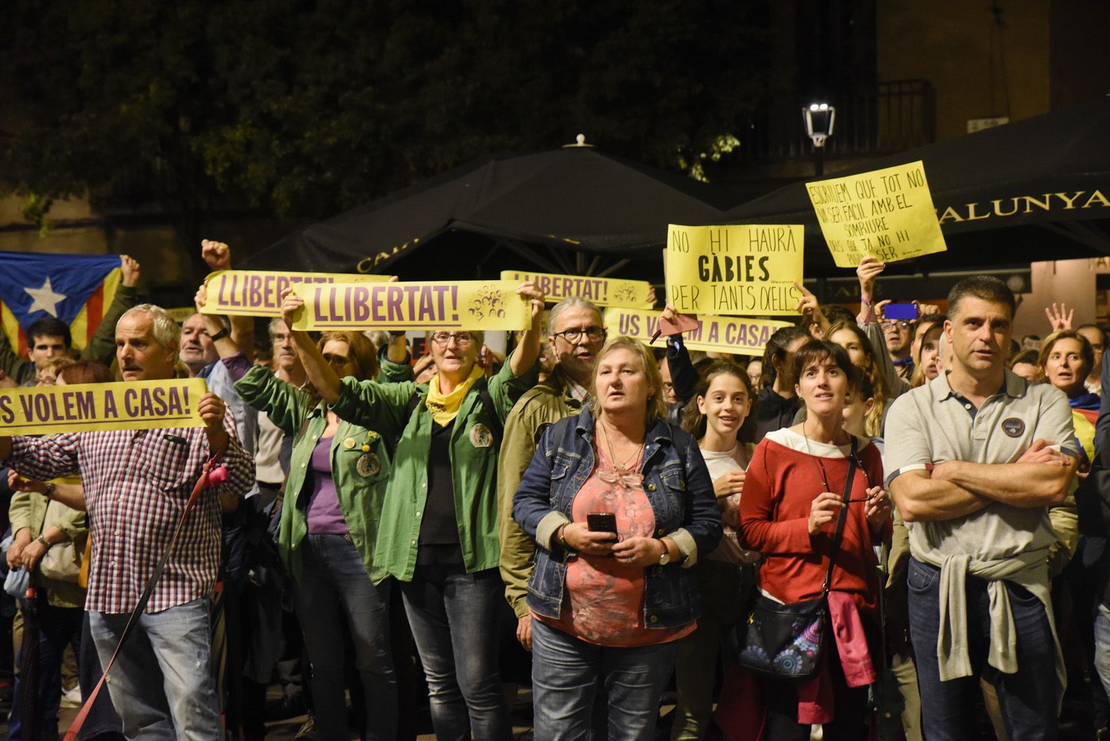 Manifestació contra la sentència del Tribunal Suprem. Foto: Bernat Millet.