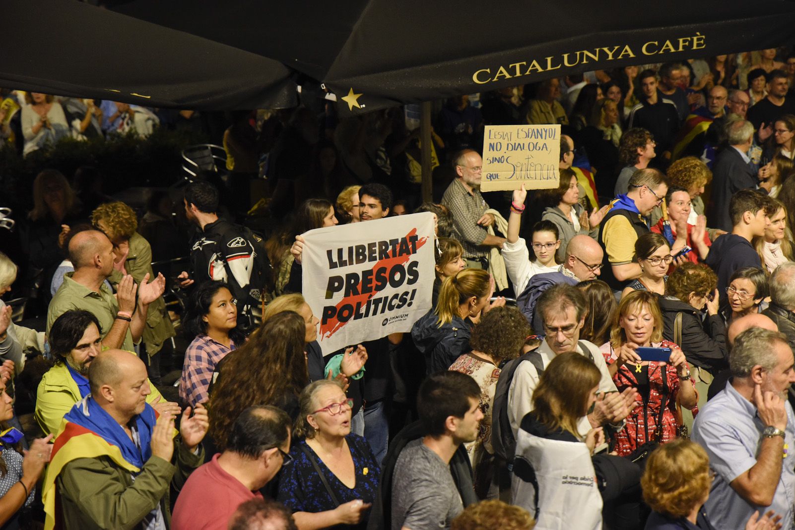 Manifestació contra la sentència del Tribunal Suprem. Foto: Bernat Millet.