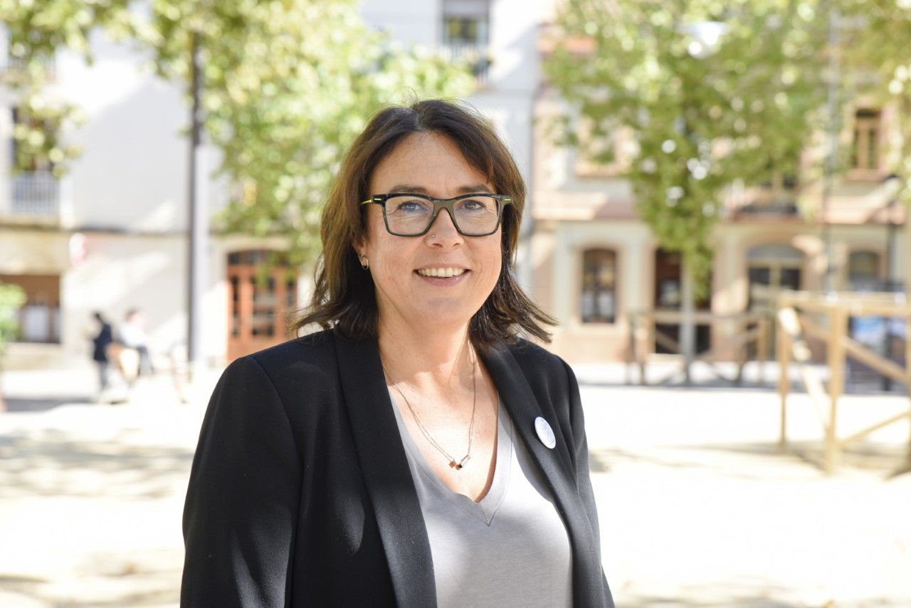 Diana Riba, eurodiputada i parella del pres polític santcugatenc, Raül Romeva. FOTO: Bernat Millet