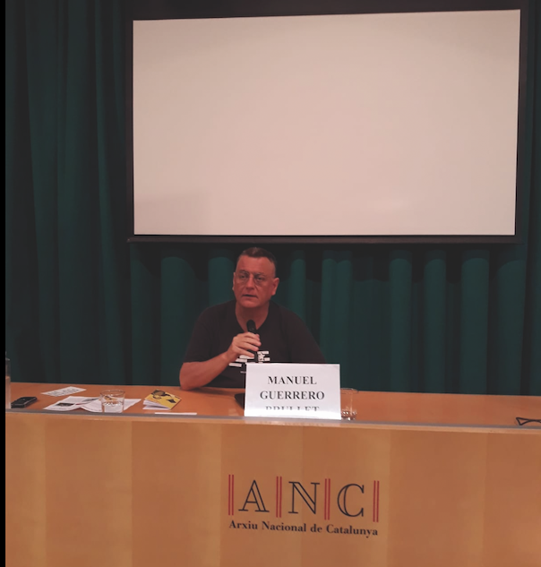 Conferència de Manuel Guerrero a Sant Cugat. FOTO: Cedida