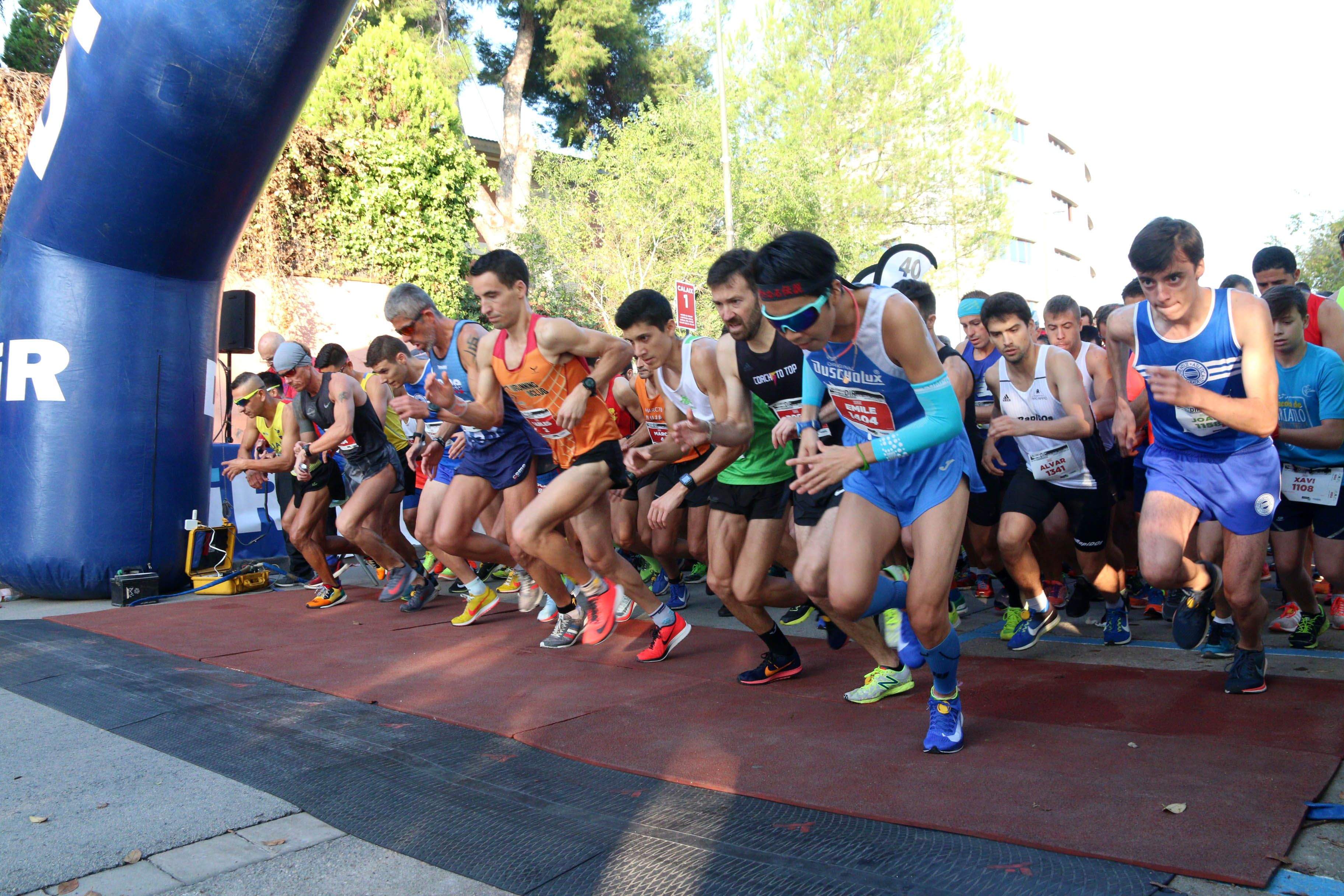 Sortida de la Cursa DiR-Mossos d'Esquadra Sant Cugat 2018. FOTO: Lali Álvarez