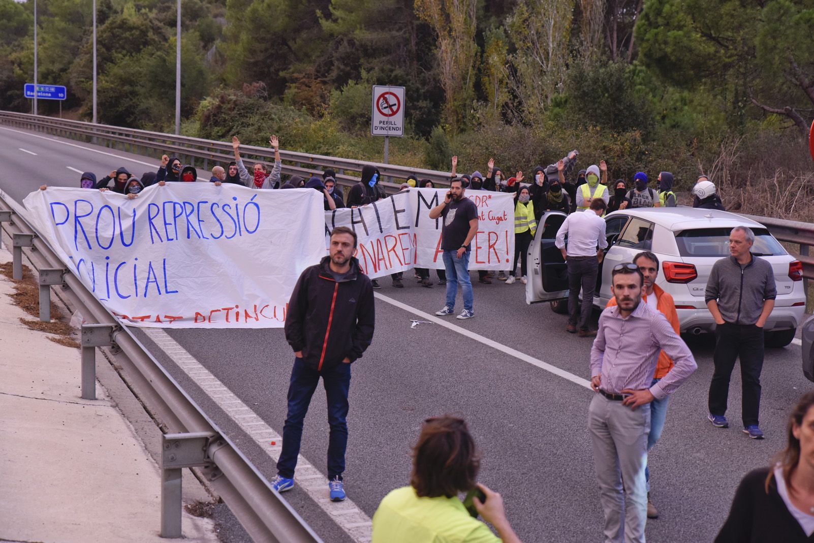Arran i CDR tallen la C-16. Foto: Bernat Millet.