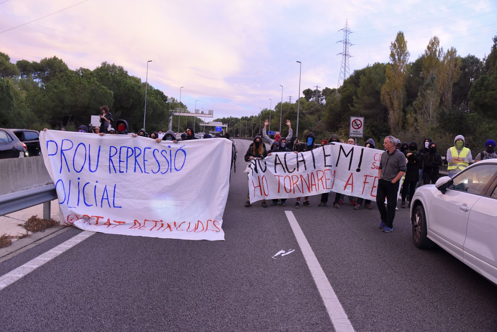 Arran i CDR tallen la C-16. Foto: Bernat Millet.