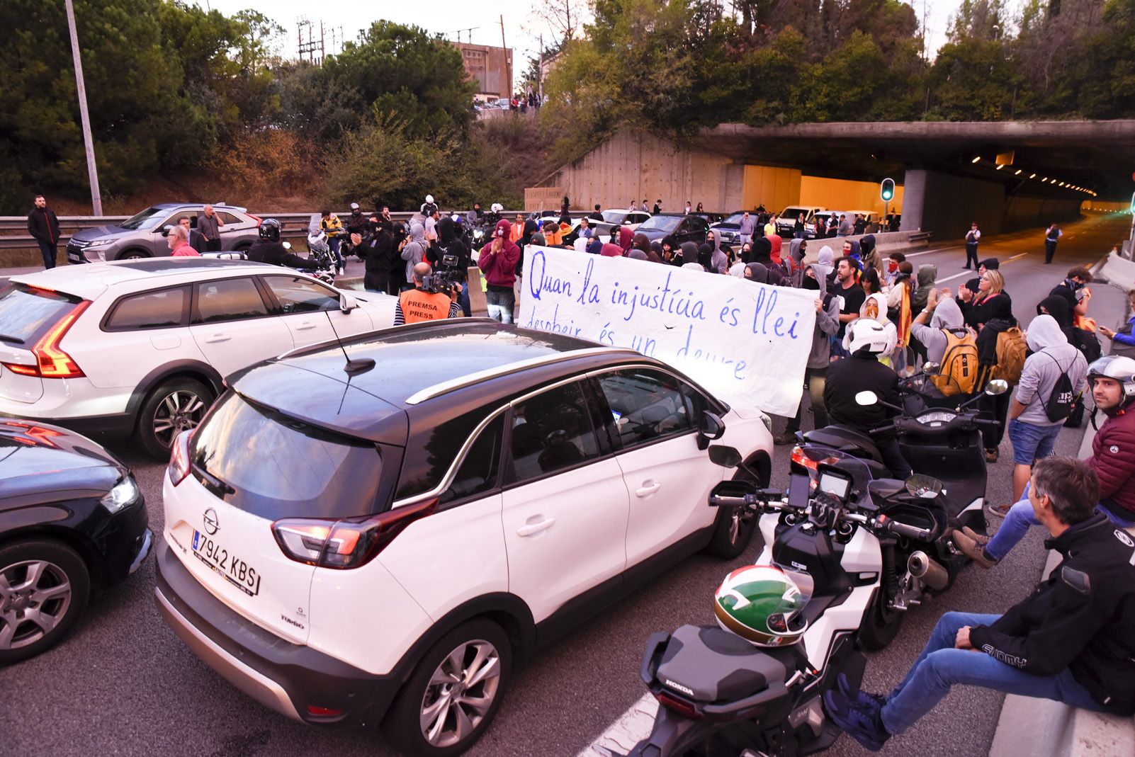 Arran i CDR tallen la C-16. Foto: Bernat Millet.