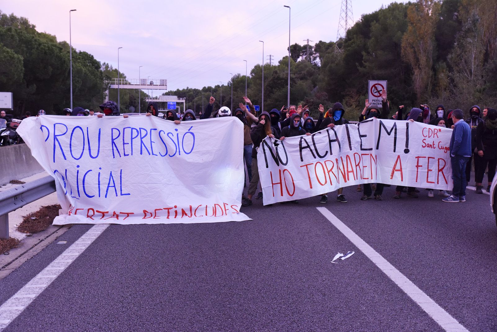 Arran i CDR tallen la C-16. Foto: Bernat Millet.