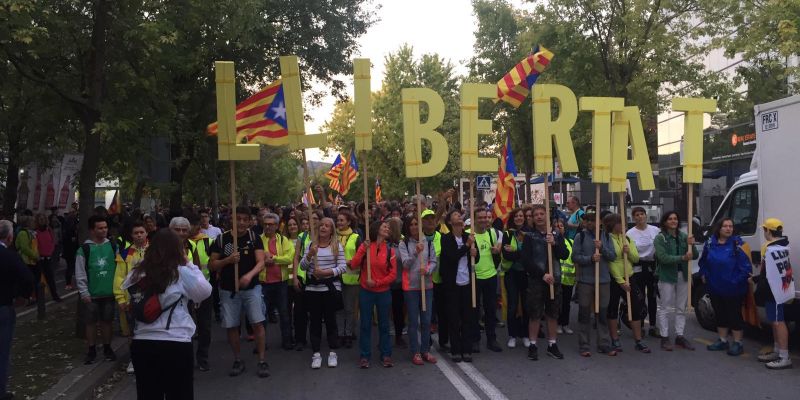 marxa per la llibertat barcelona sant cugat