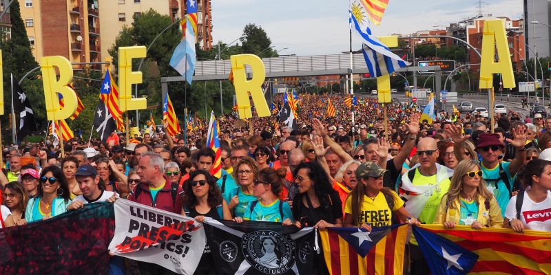 Marxa per la llibertat a Barcelona FOTO: Ferran Mitjà 