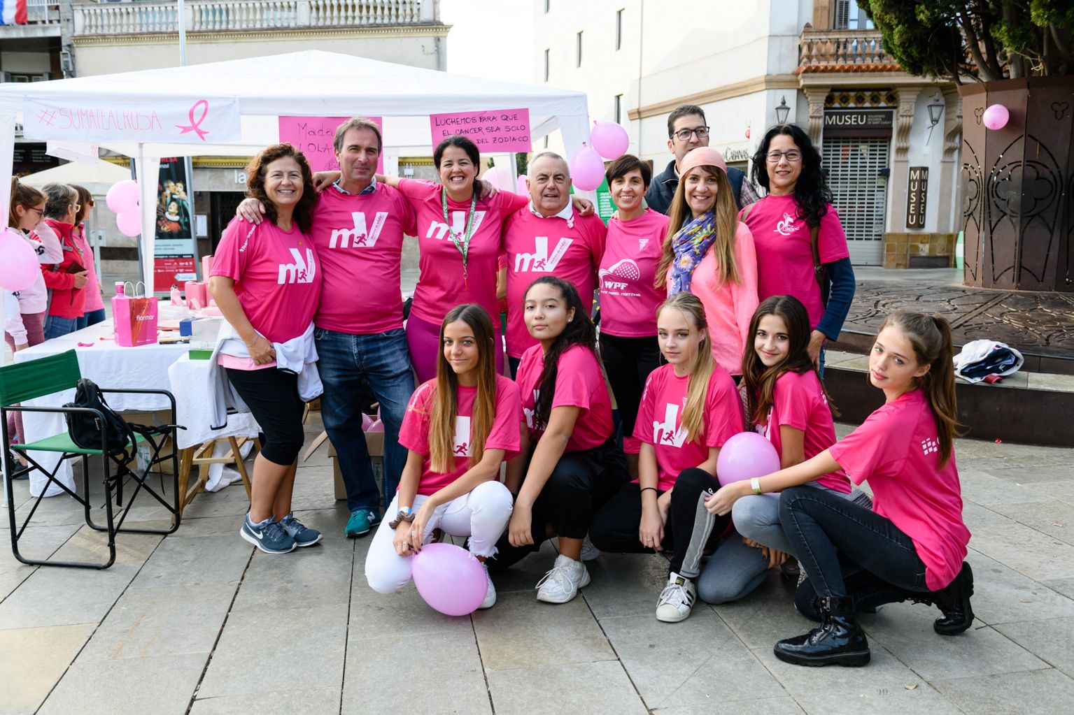 Dia del cáncer de mama caminada solidaria. Foto: Miguel López Mallach