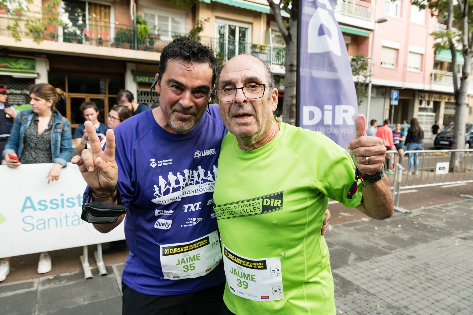 Cursa DiR Sant Cugat - Mossos d'Esquadra. Foto: Miguel López Mallach