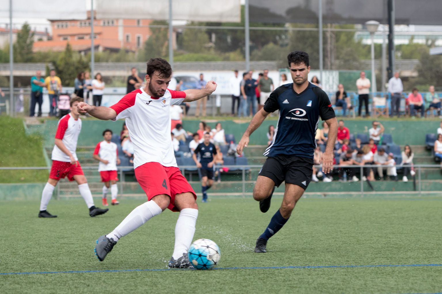 Futbol, Derbi. Atlètic Junior-Sant Cugat FC. Foto: Miguel López Mallach