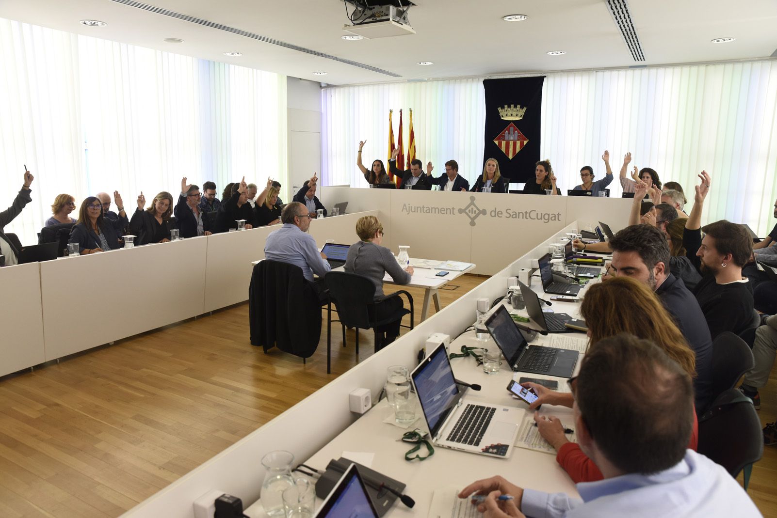 El Ple Municipal d'aquest 21 d'octubre FOTO: Bernat Millet