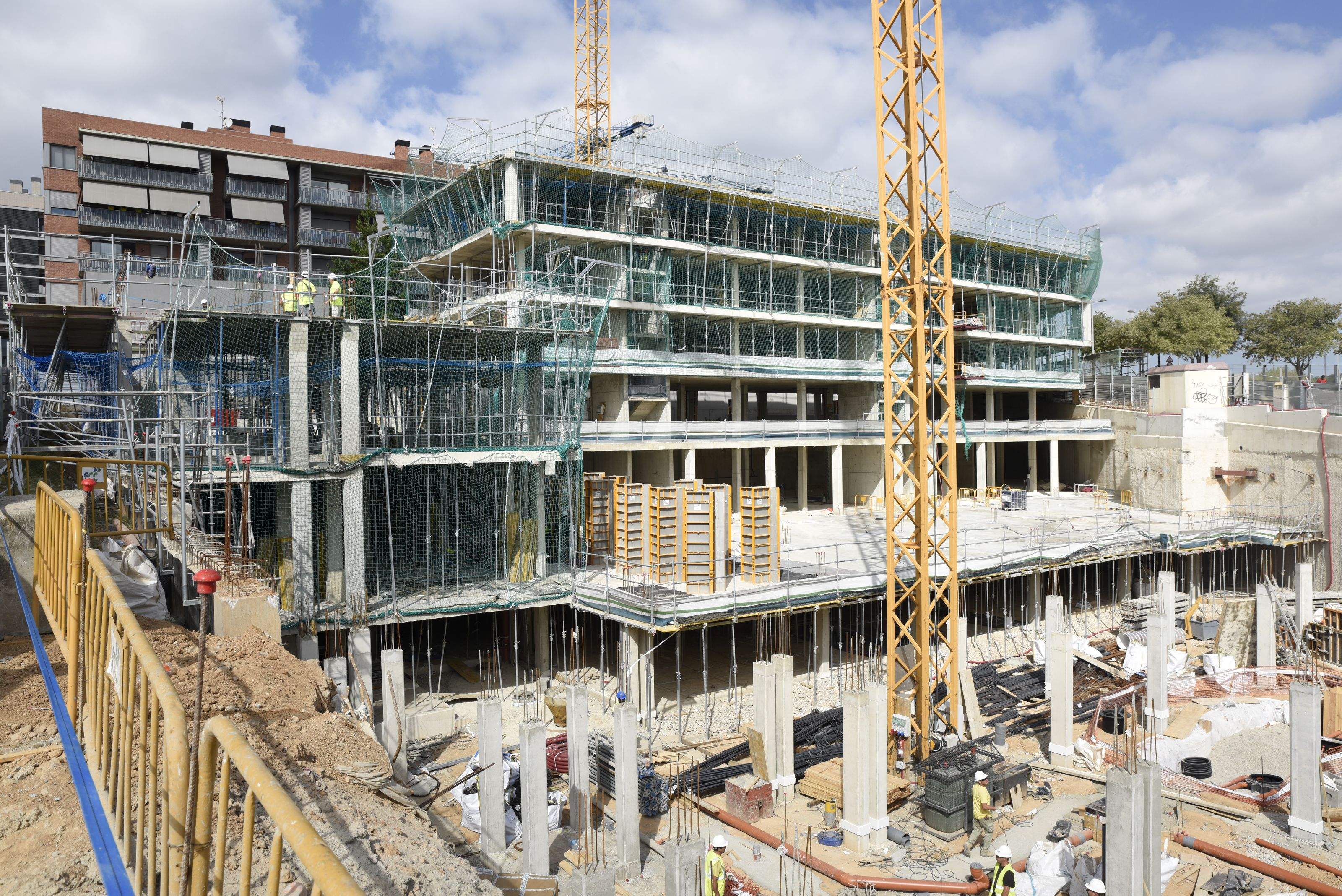 Construcció d'habitatges a Sant Cugat (imatge d'arxiu). FOTO: Bernat Millet