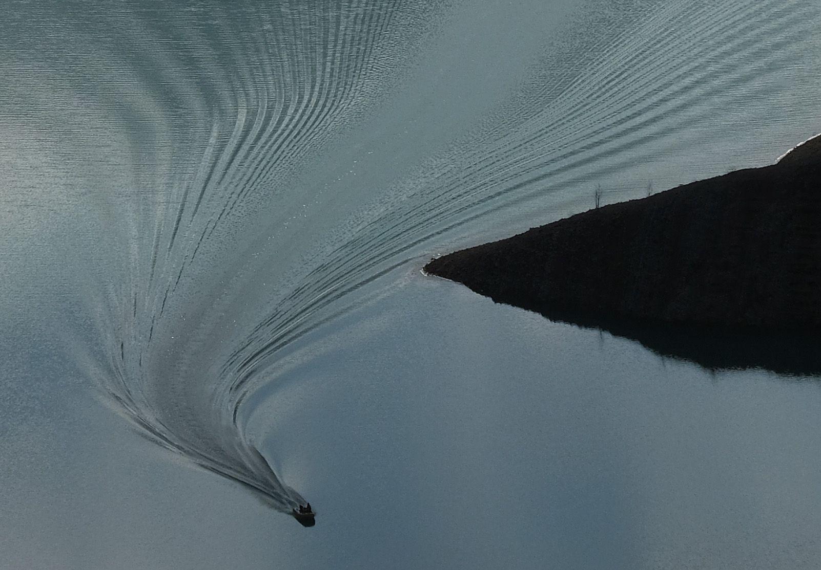 2n Premi Lleure: "ones" al Pantà de Mont rebei. Foto: Xavier Humet Cienfuegos Jovellanos