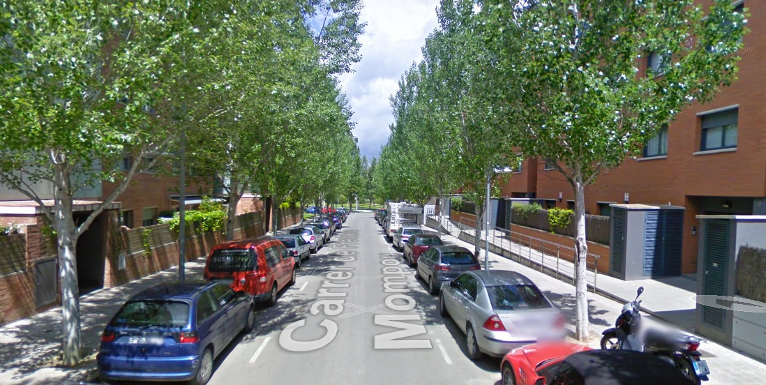 Carrer Frederic Mompou. FOTO: Google Maps