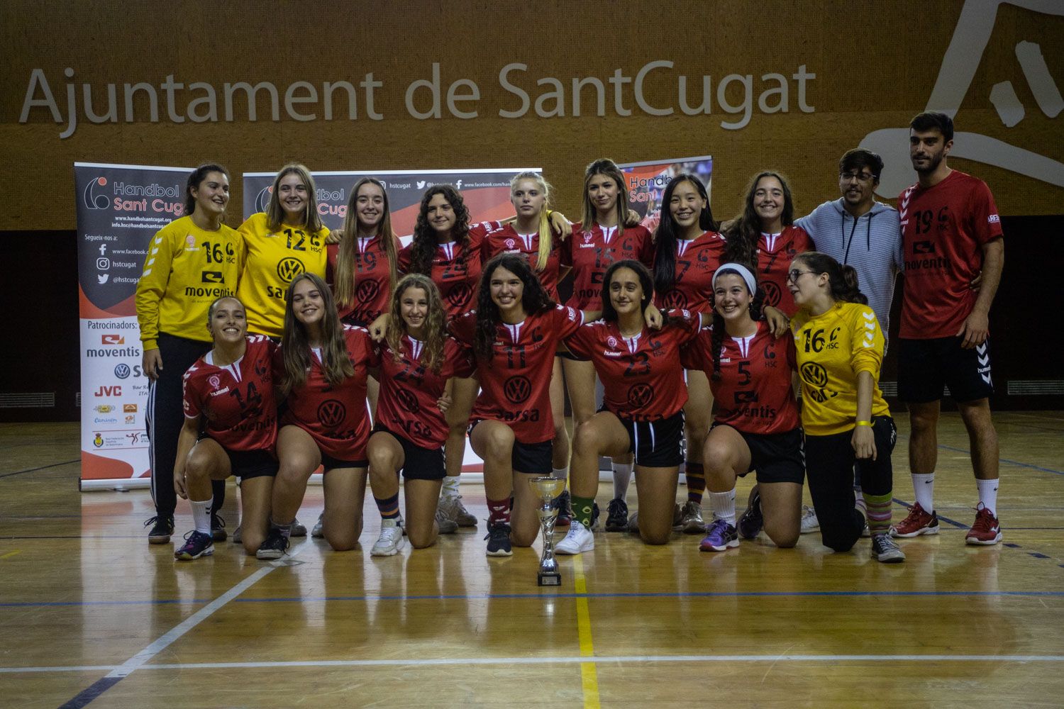 Presentació d'equips Club Handbol Sant Cugat. Foto: Adrián Gómez
