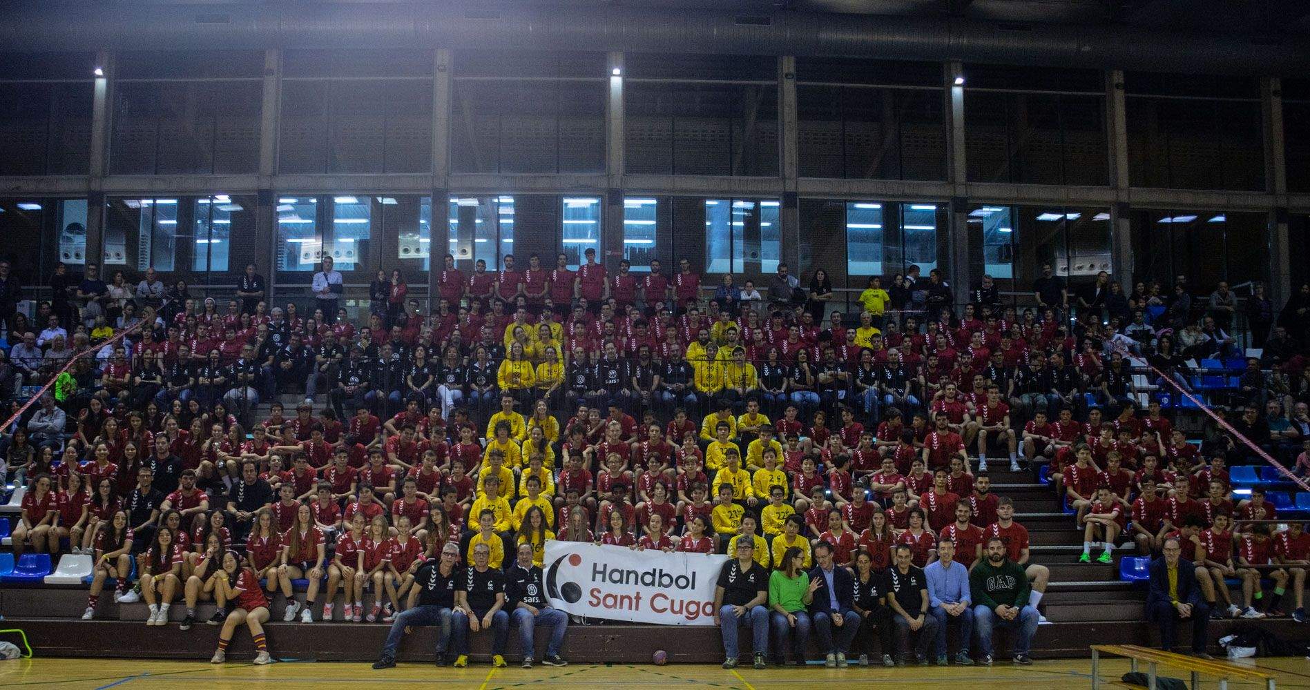 El Club Handbol Sant Cugat s'adhereix a Sant Cugat Creix. Foto: Adrián Gómez