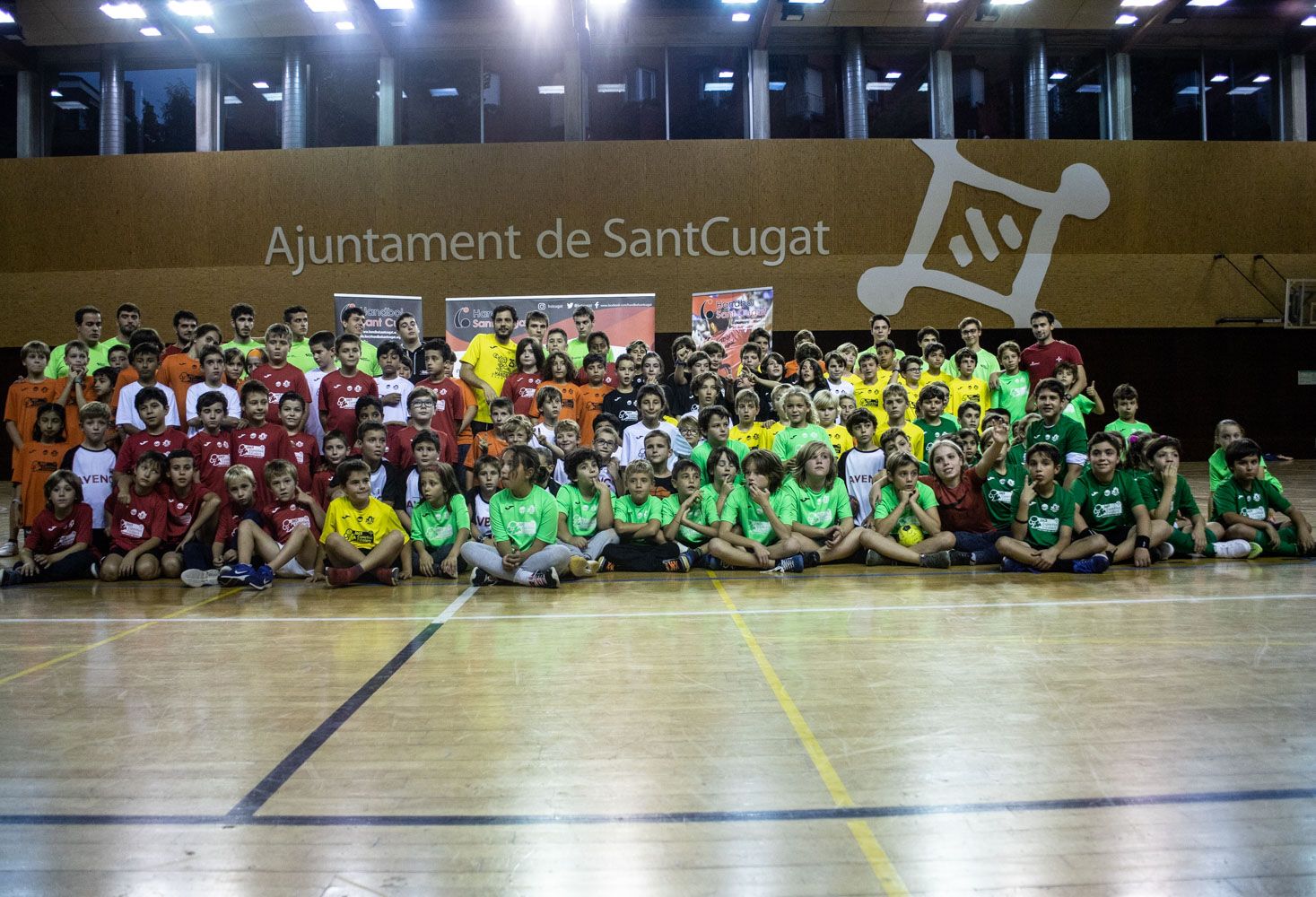 Presentació d'equips Club Handbol Sant Cugat. Foto: Adrián Gómez
