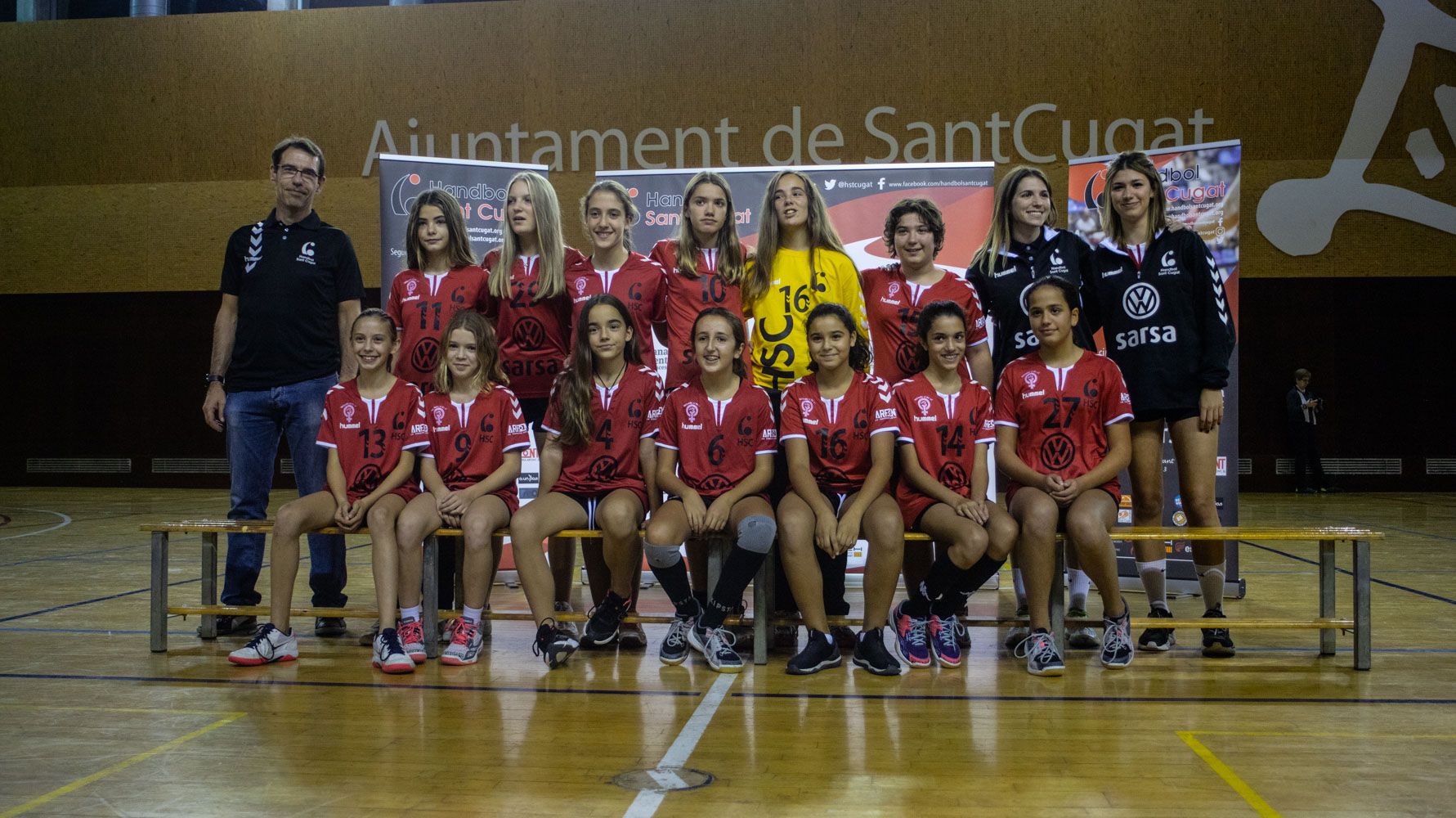 Presentació d'equips Club Handbol Sant Cugat. Foto: Adrián Gómez