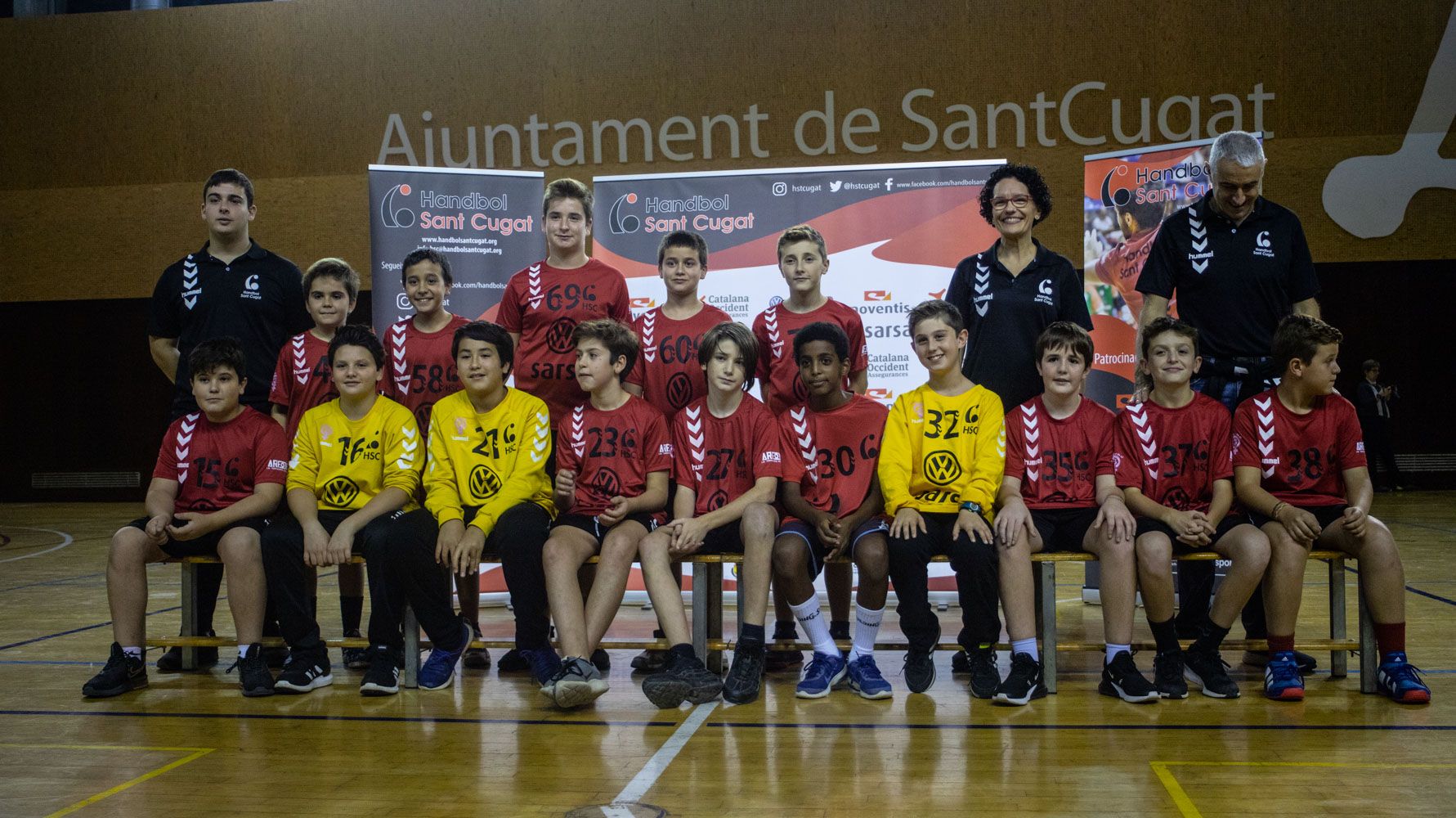 Presentació d'equips Club Handbol Sant Cugat. Foto: Adrián Gómez