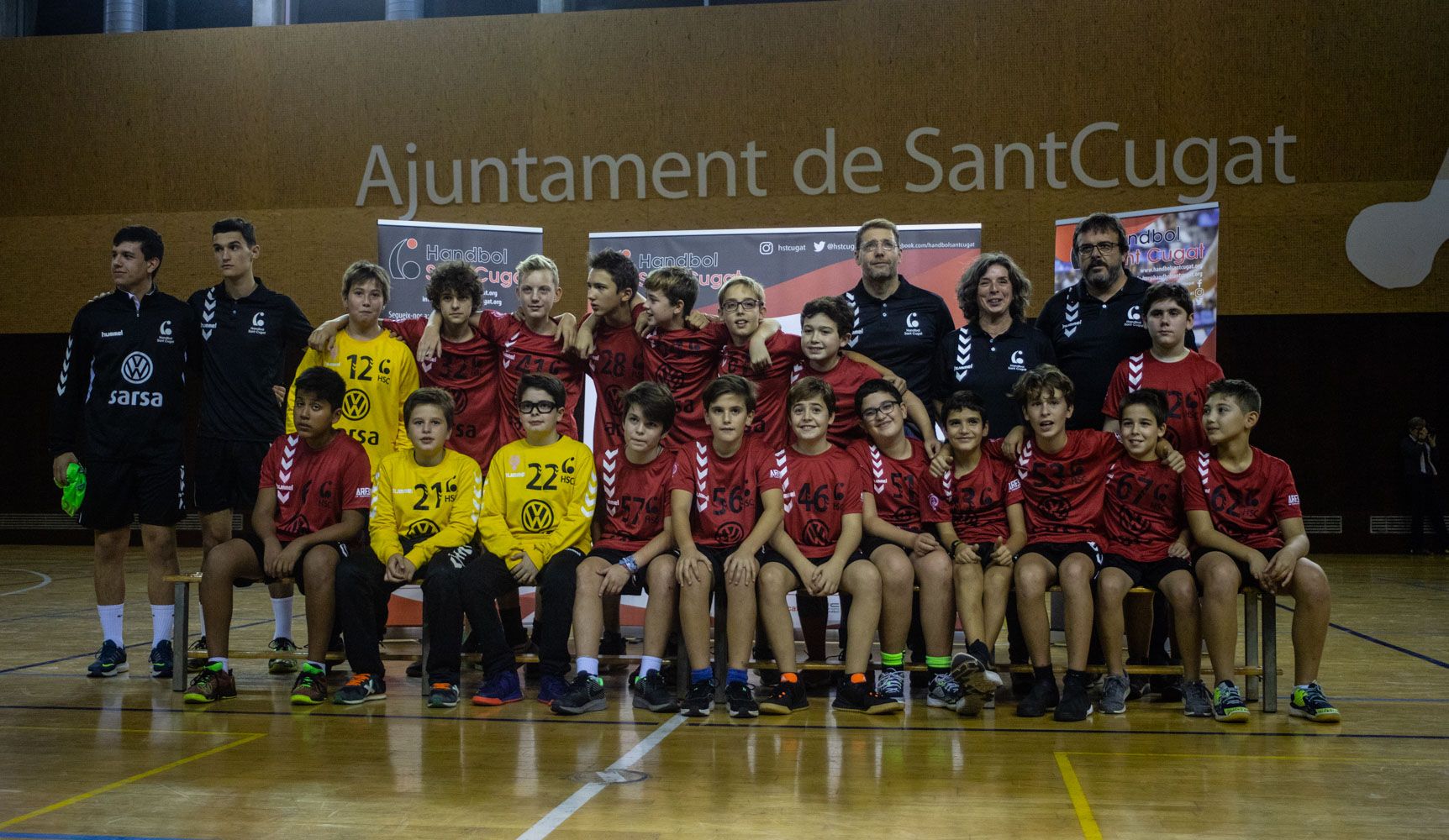 Presentació d'equips Club Handbol Sant Cugat. Foto: Adrián Gómez