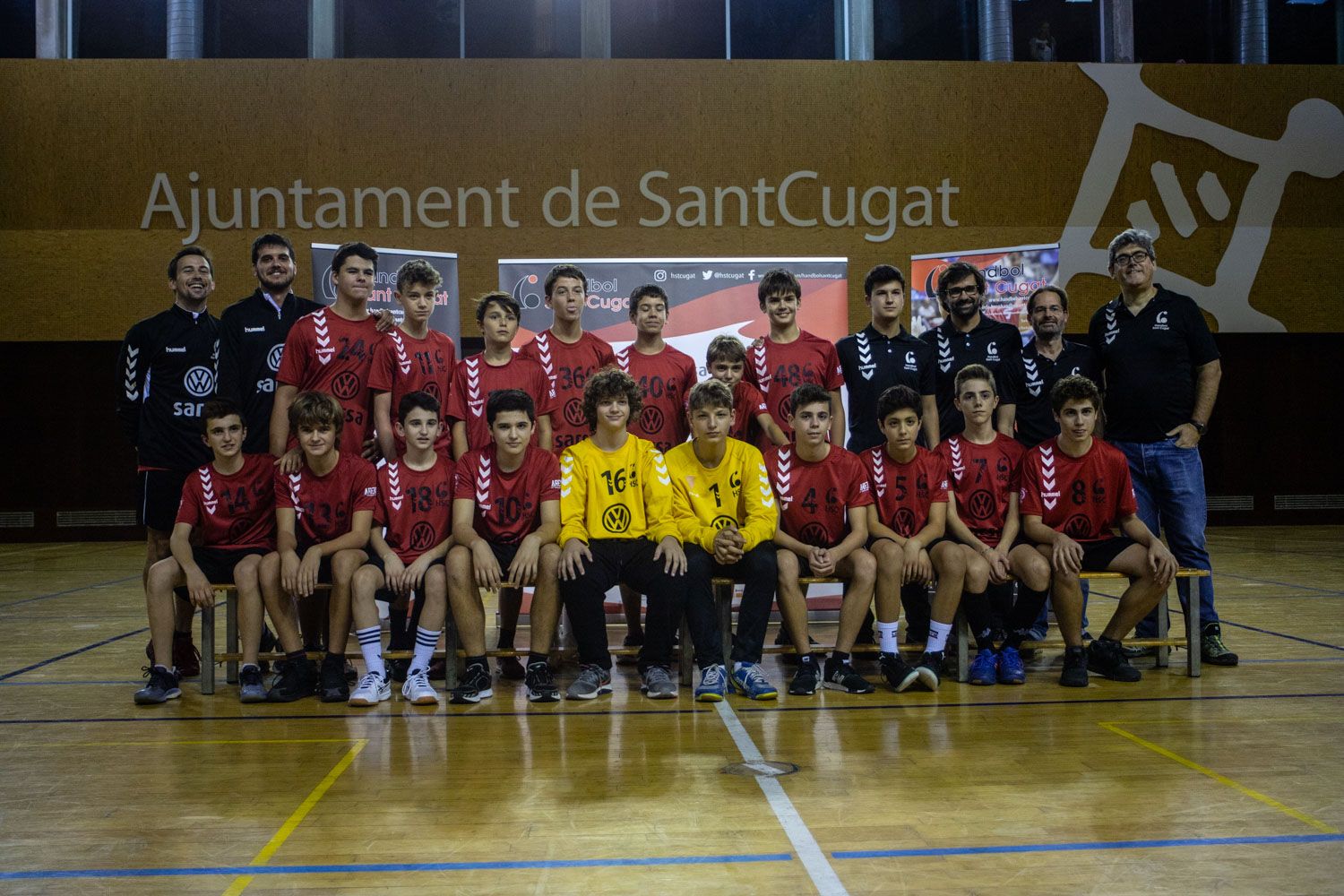 Presentació d'equips Club Handbol Sant Cugat. Foto: Adrián Gómez