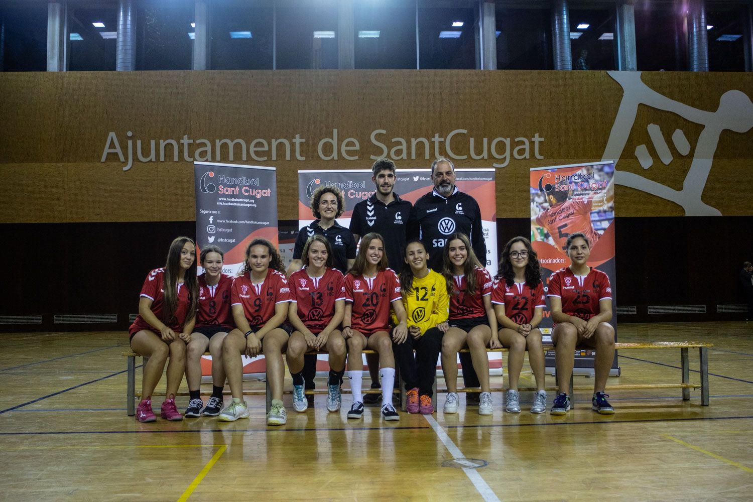 Presentació d'equips Club Handbol Sant Cugat. Foto: Adrián Gómez