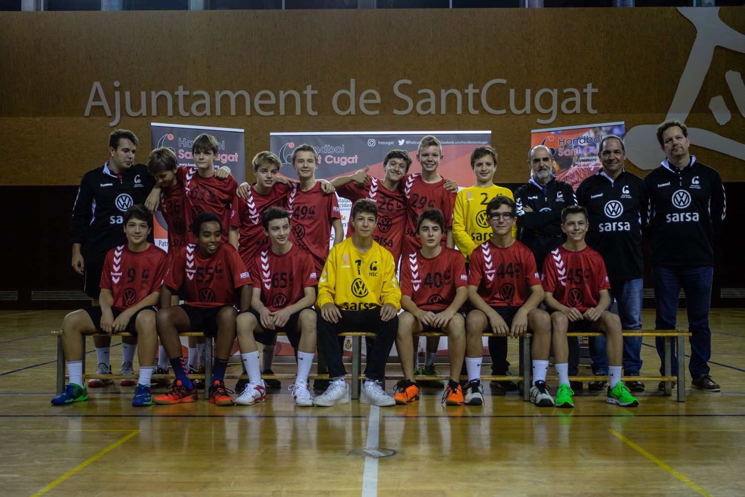 Presentació d'equips Club Handbol Sant Cugat. Foto: Adrián Gómez
