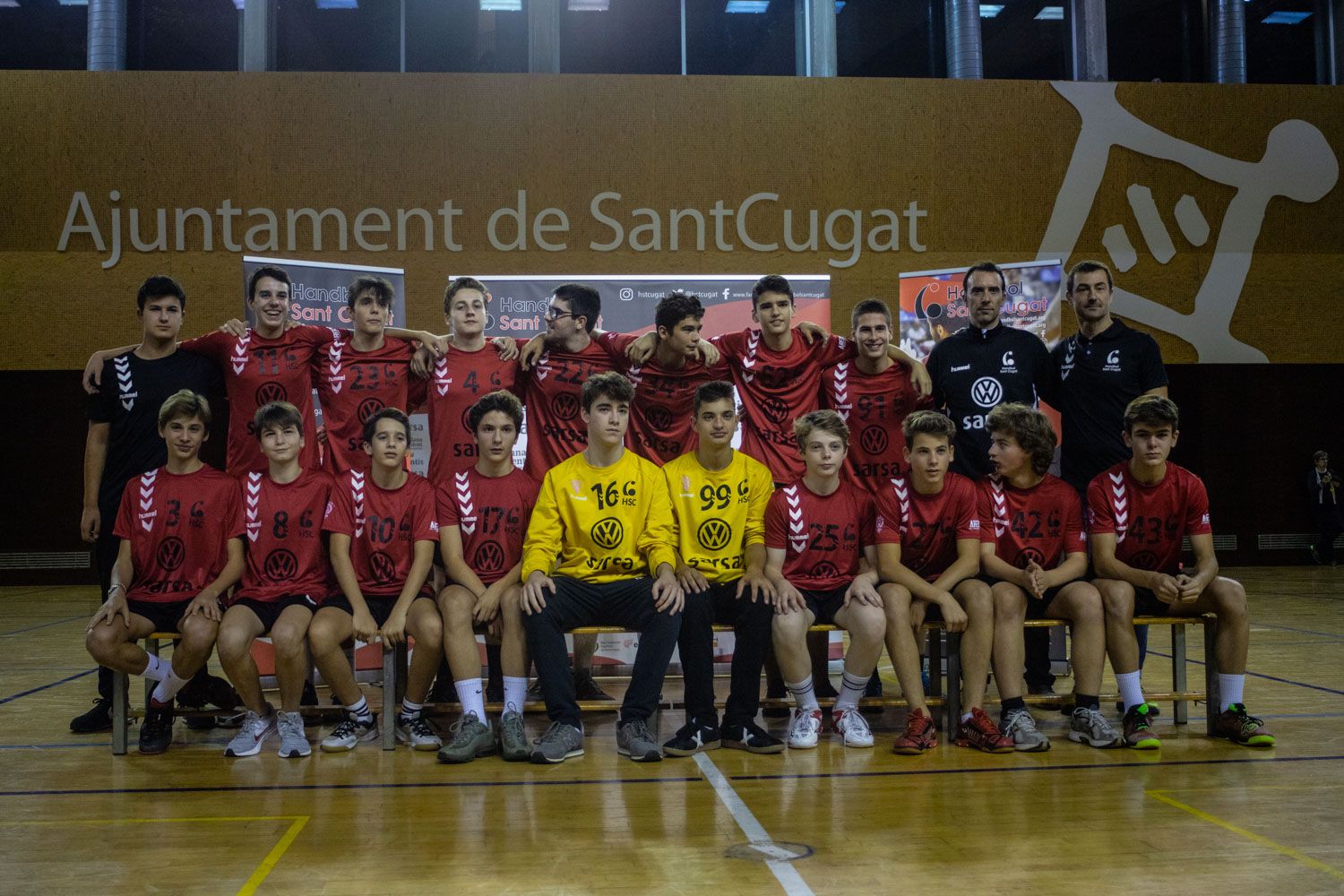 Presentació d'equips Club Handbol Sant Cugat. Foto: Adrián Gómez