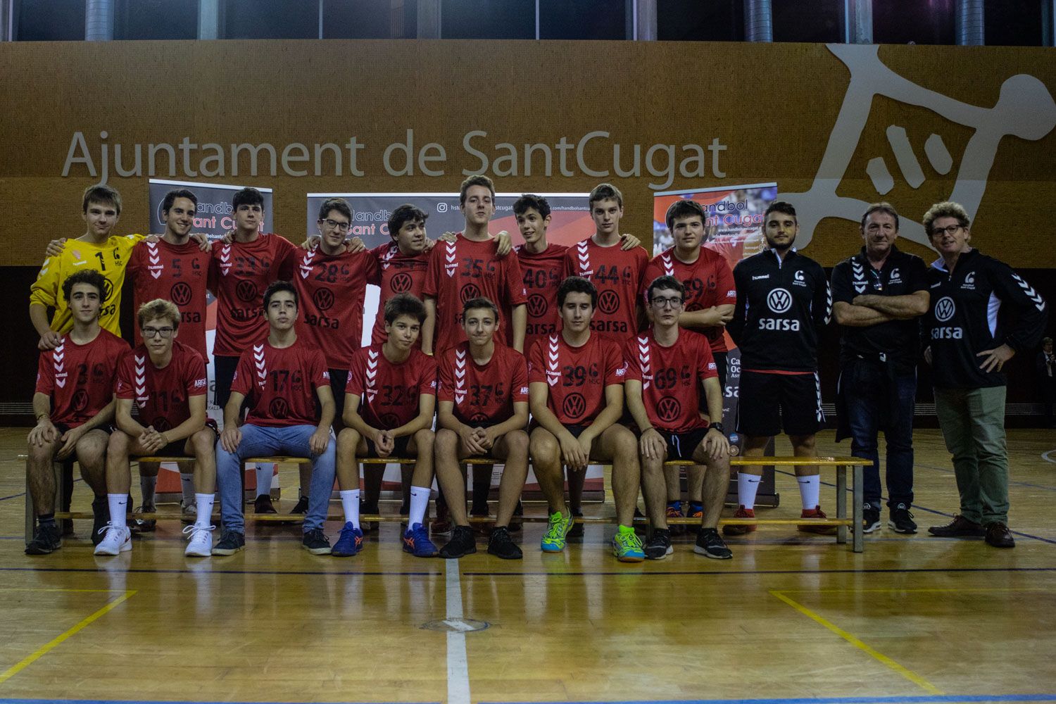 Presentació d'equips Club Handbol Sant Cugat. Foto: Adrián Gómez
