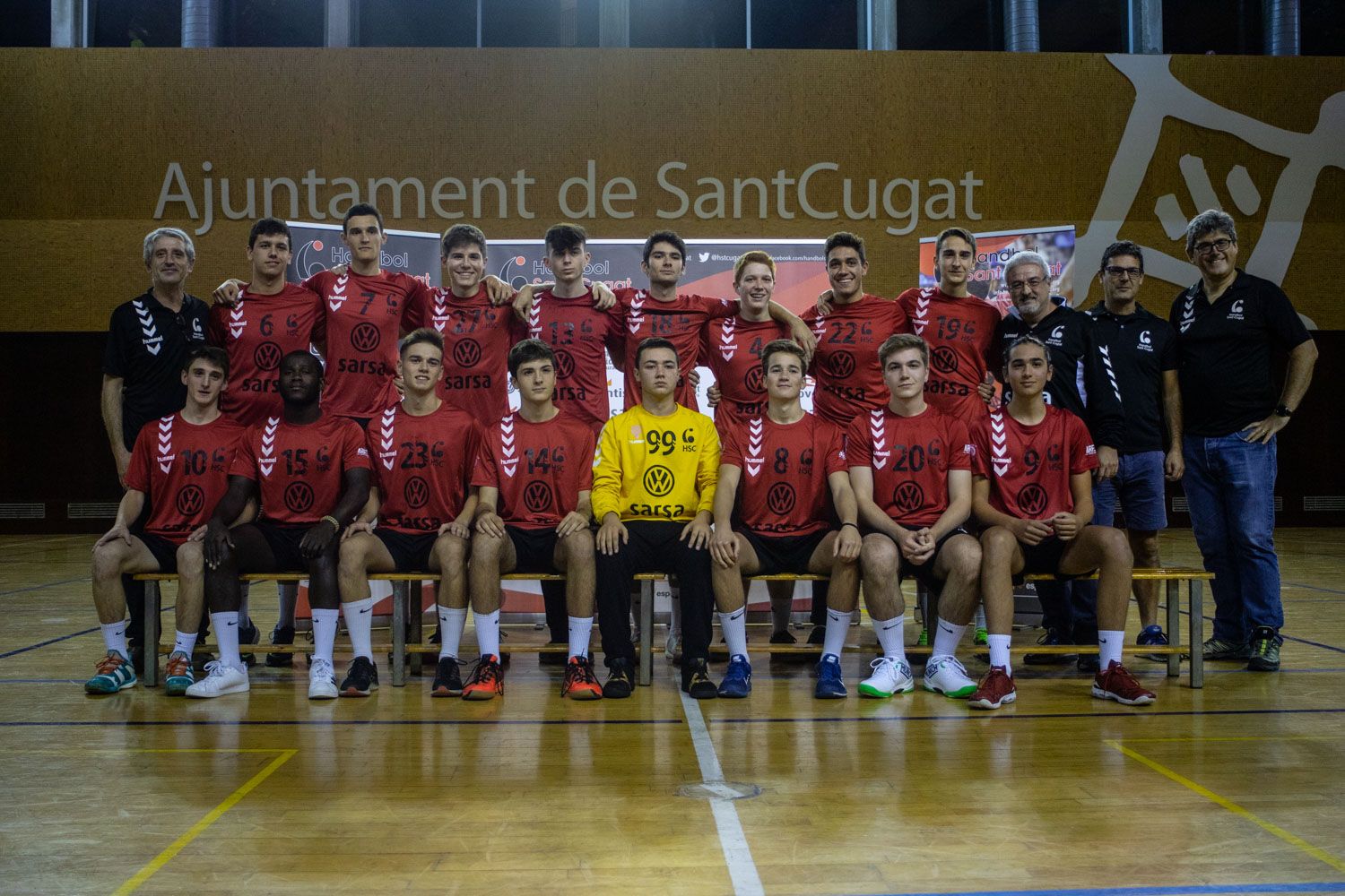 Presentació d'equips Club Handbol Sant Cugat. Foto: Adrián Gómez