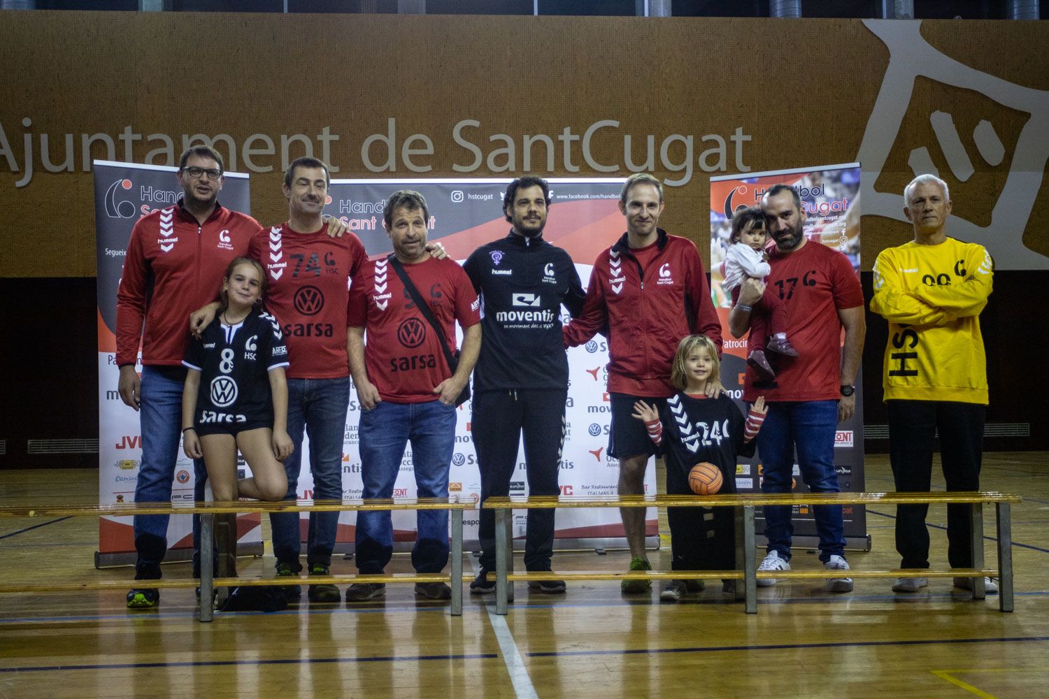 Presentació d'equips Club Handbol Sant Cugat. Foto: Adrián Gómez