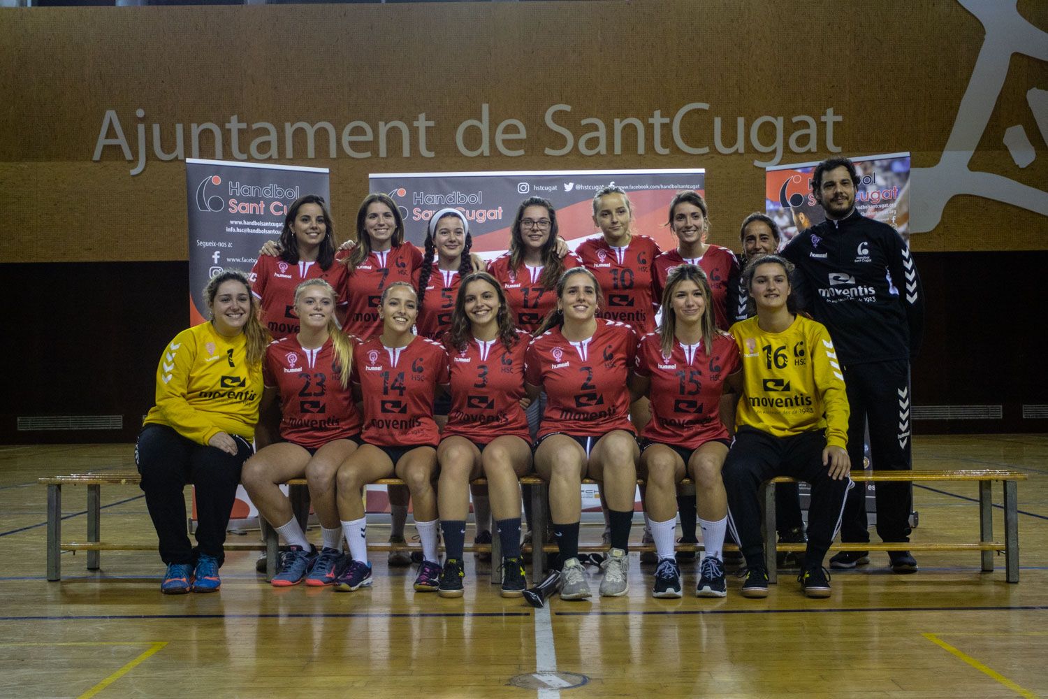 Presentació d'equips Club Handbol Sant Cugat. Foto: Adrián Gómez