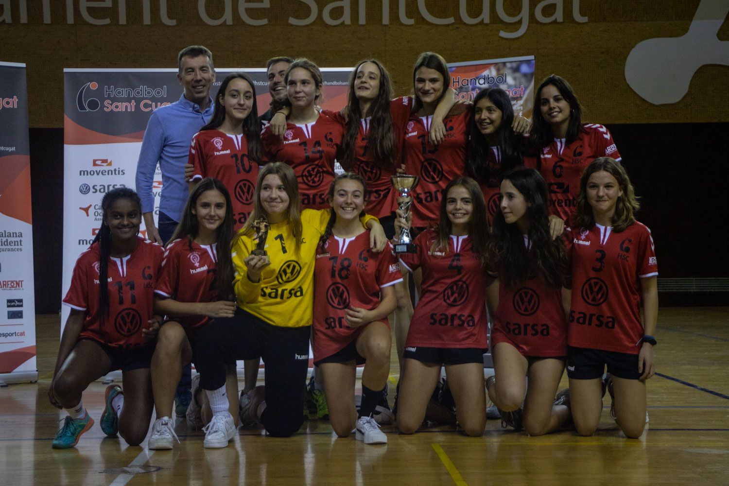 Presentació d'equips Club Handbol Sant Cugat. Foto: Adrián Gómez