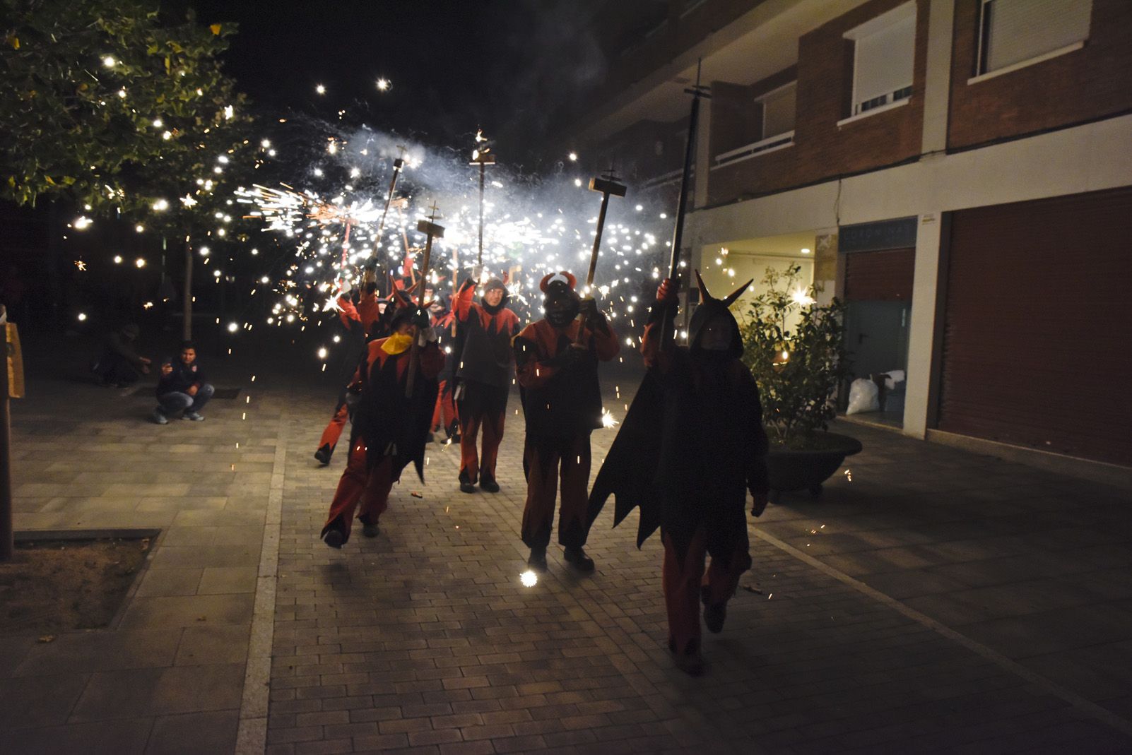 Correfoc de diables a la Festa de Tardor