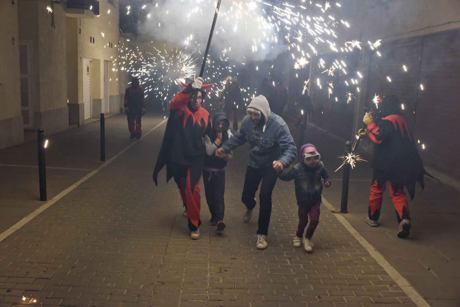 Correfoc de diables a la Festa de Tardor