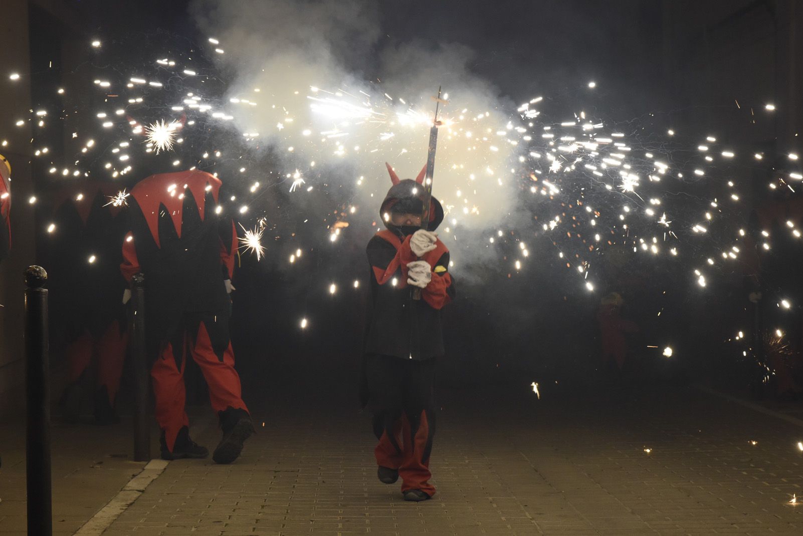 Correfoc de diables a la Festa de Tardor