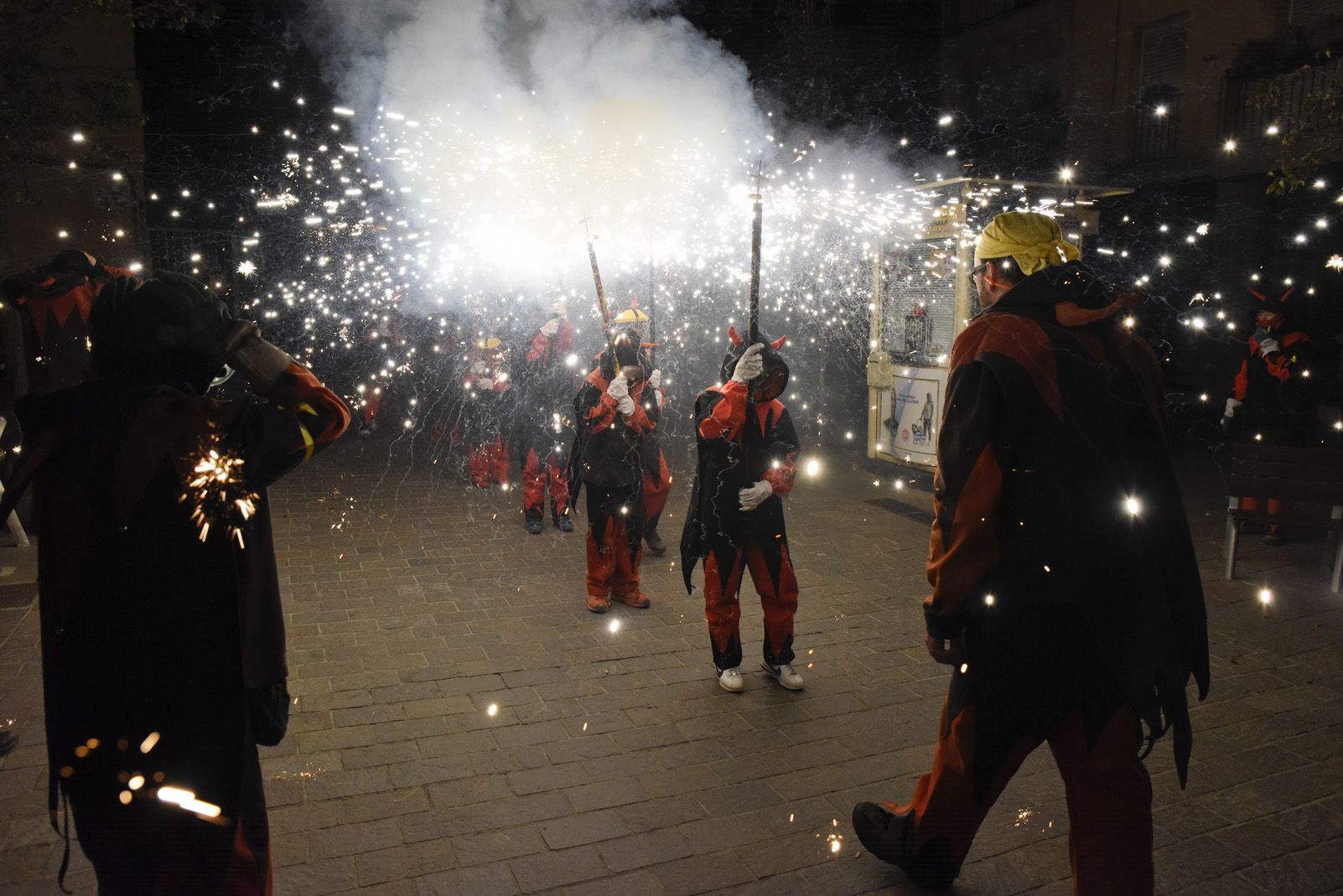 Correfoc de diables a la Festa de Tardor