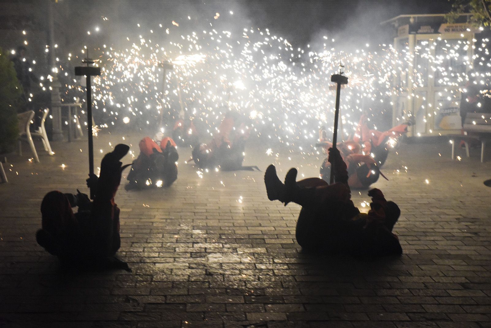 Correfoc de diables a la Festa de Tardor