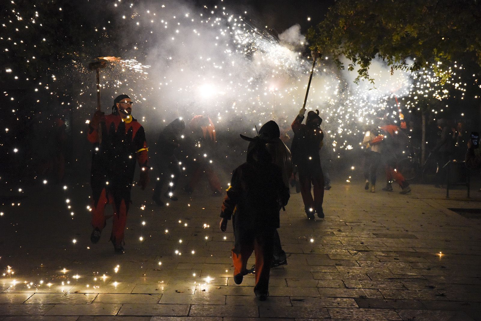Correfoc de diables a la Festa de Tardor